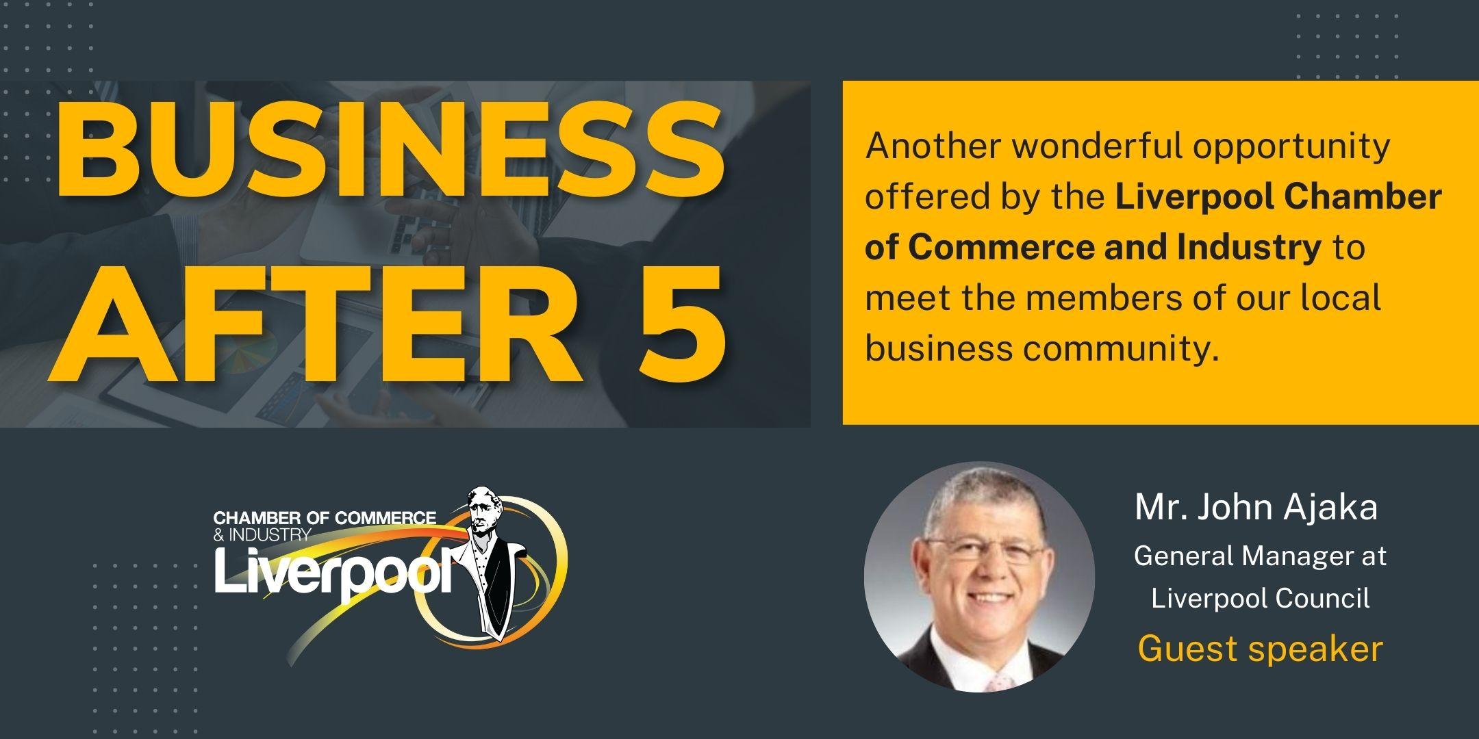 Business After 5 - Liverpool Chamber of Commerce and Industry