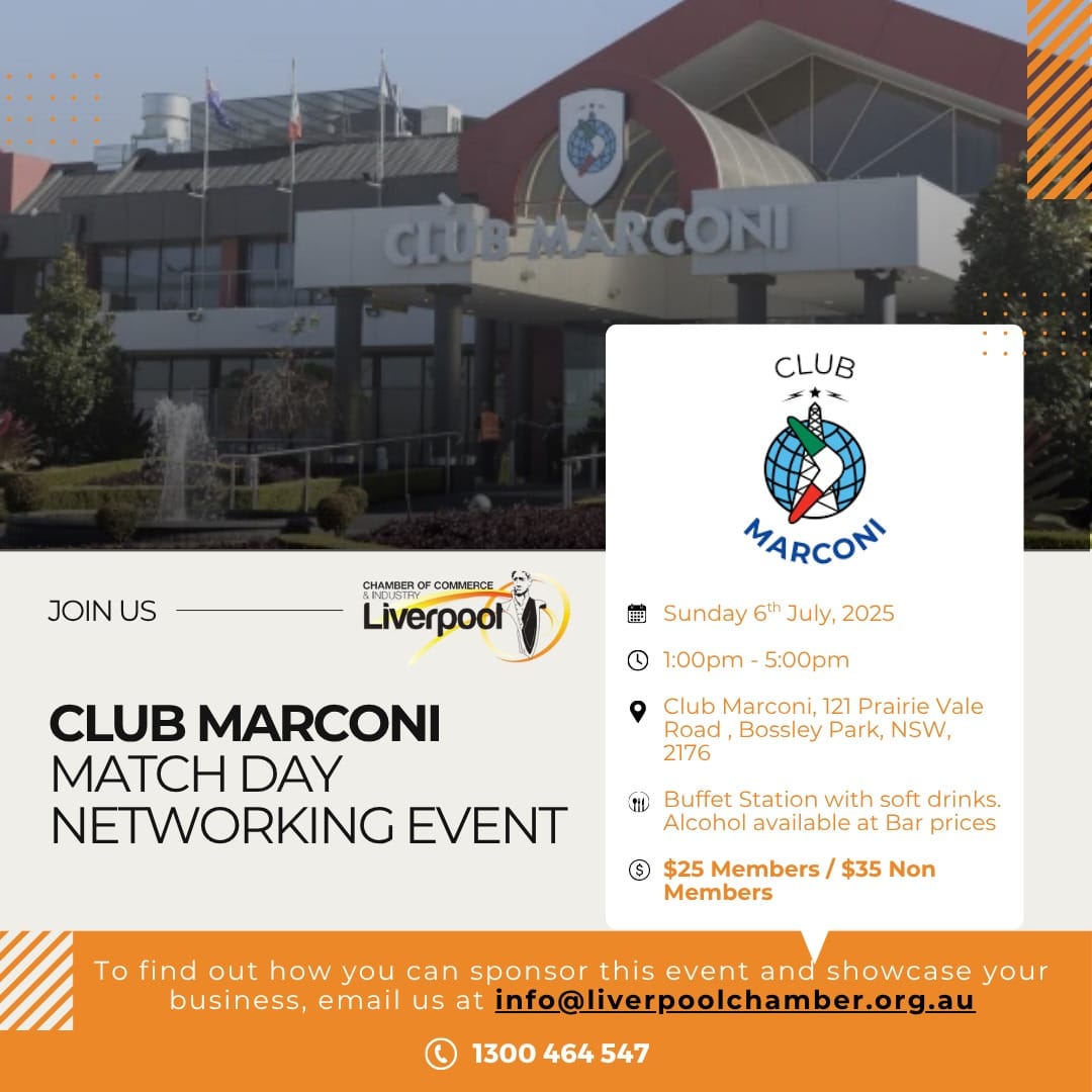 Club Marconi Match Day Networking Event